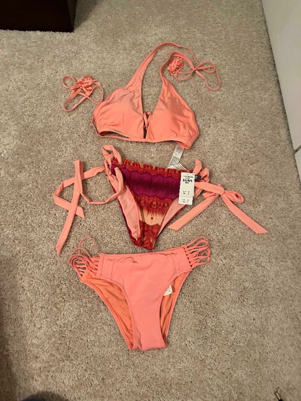 Abercrombie & Fitch Bikini Coral NWT Size Small